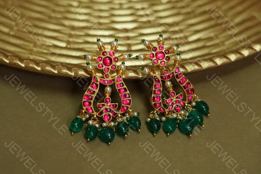 Kundan earrings(1-7)(PREORDER) - JEWELSTYLE