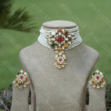 Navratan Kundan Choker set(PREORDER)(R)(4-1562)