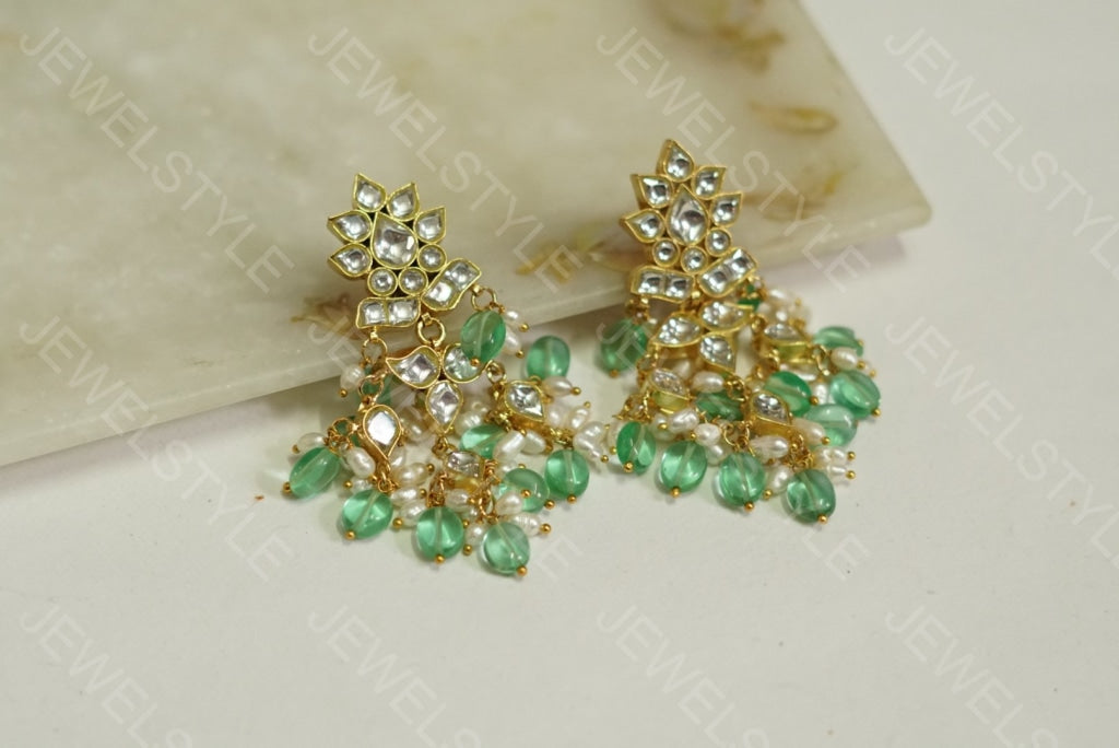 Kundan earrings(1-5)(PREORDER) - JEWELSTYLE