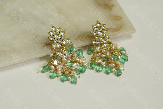 Kundan earrings(1-5)(PREORDER) - JEWELSTYLE
