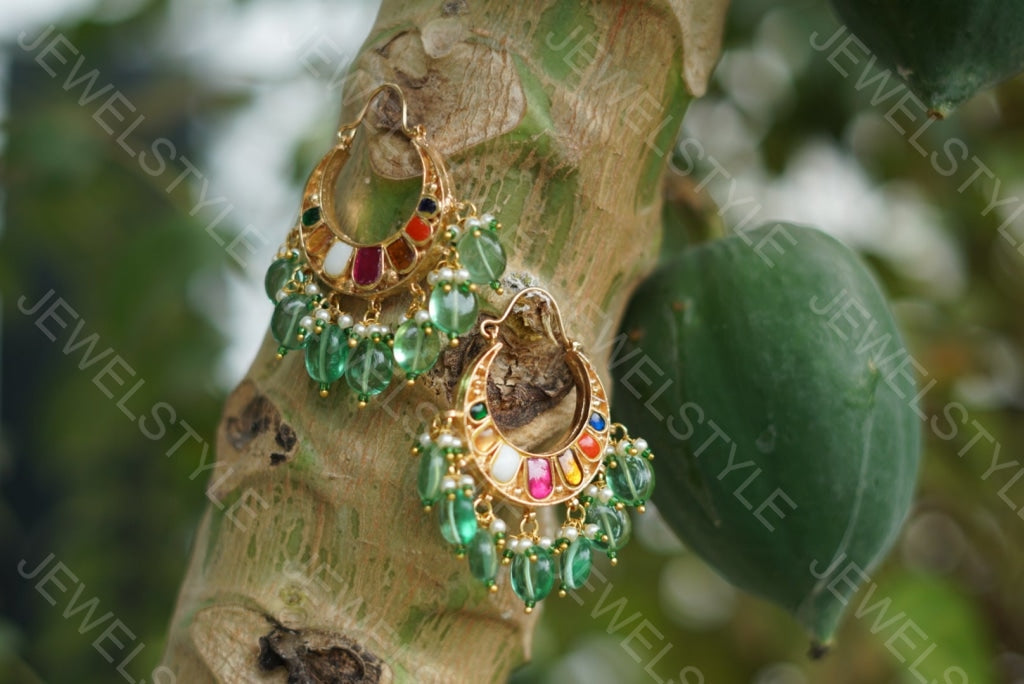 Kundan Earrings(1-1464)(PREORDER)