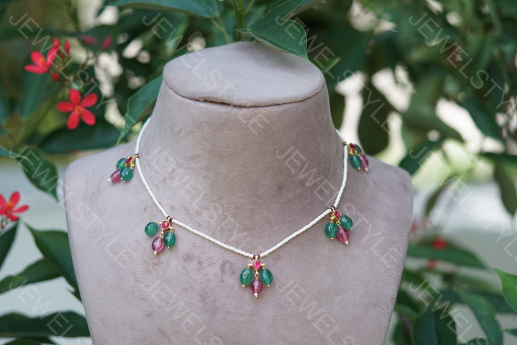 Kundan Necklace (4-4064)(OFFER PIECE) - JEWELSTYLE
