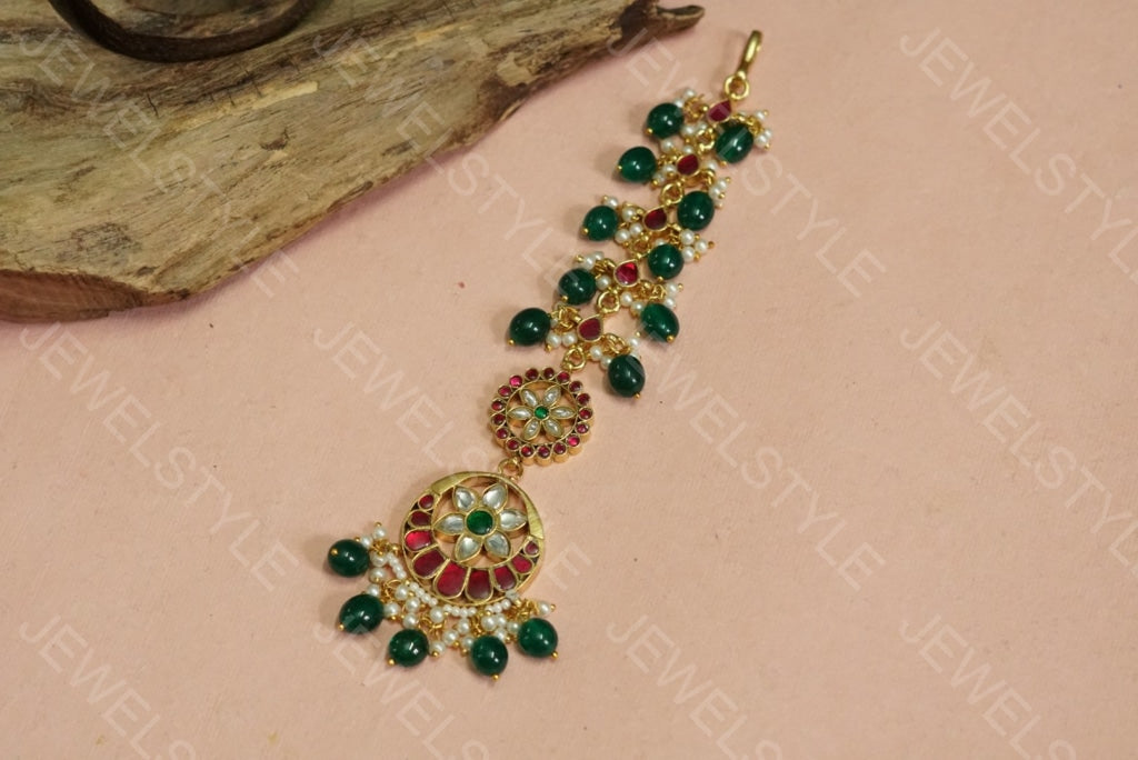 Kundan Maangtika(Preorder) 5-46 - JEWELSTYLE