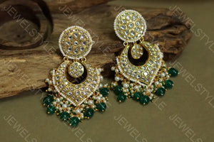Kundan Chandbali(Preorder) 1-507 JEWELSTYLE