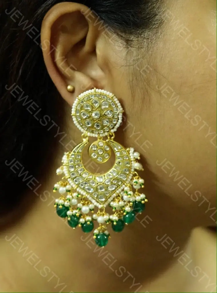 Kundan Chandbali(Preorder) 1-507 JEWELSTYLE