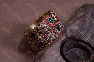 Kundan bangles (3-11)(PREORDER) JEWELSTYLE