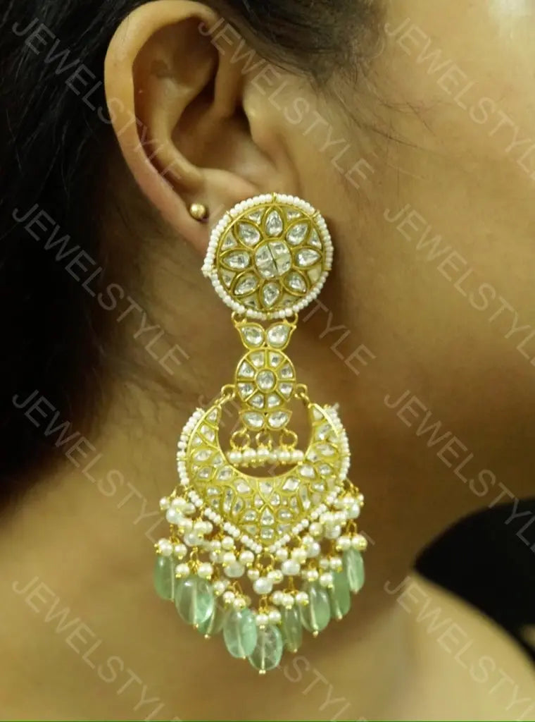 Kundan chandbali(Preorder) 1-489 JEWELSTYLE