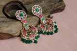 Kundan earrings(Preorder) 1-90 JEWELSTYLE