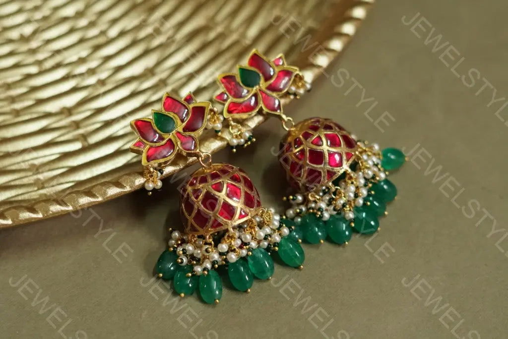 Kundan jhumki(Preorder) 1-480 JEWELSTYLE