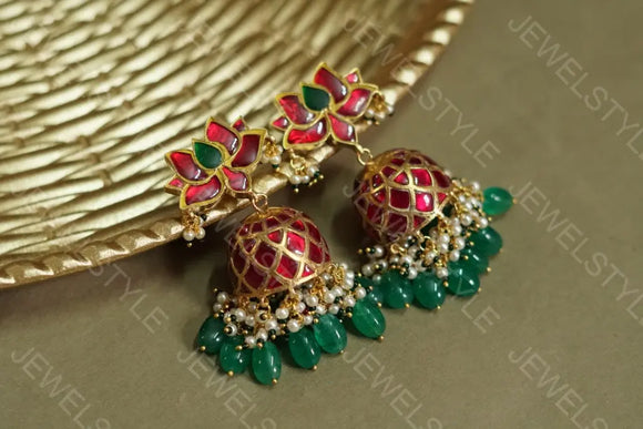 Kundan jhumki(Preorder) 1-480 JEWELSTYLE