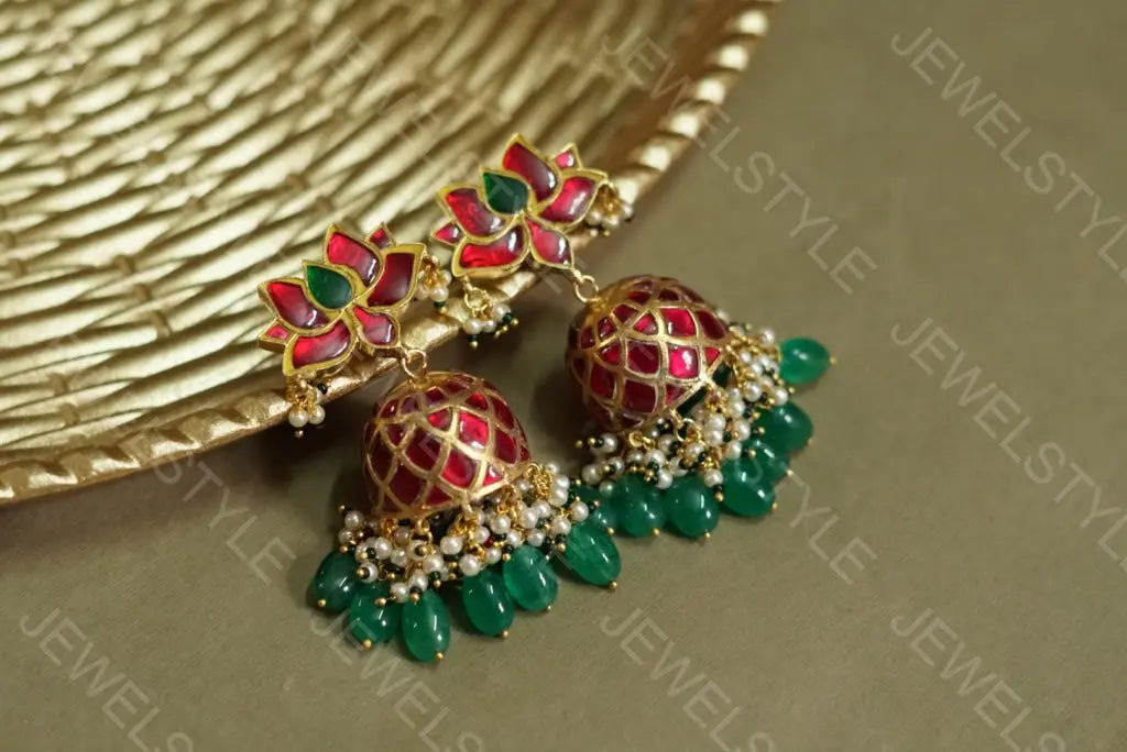 Kundan jhumki(Preorder) 1-480 JEWELSTYLE
