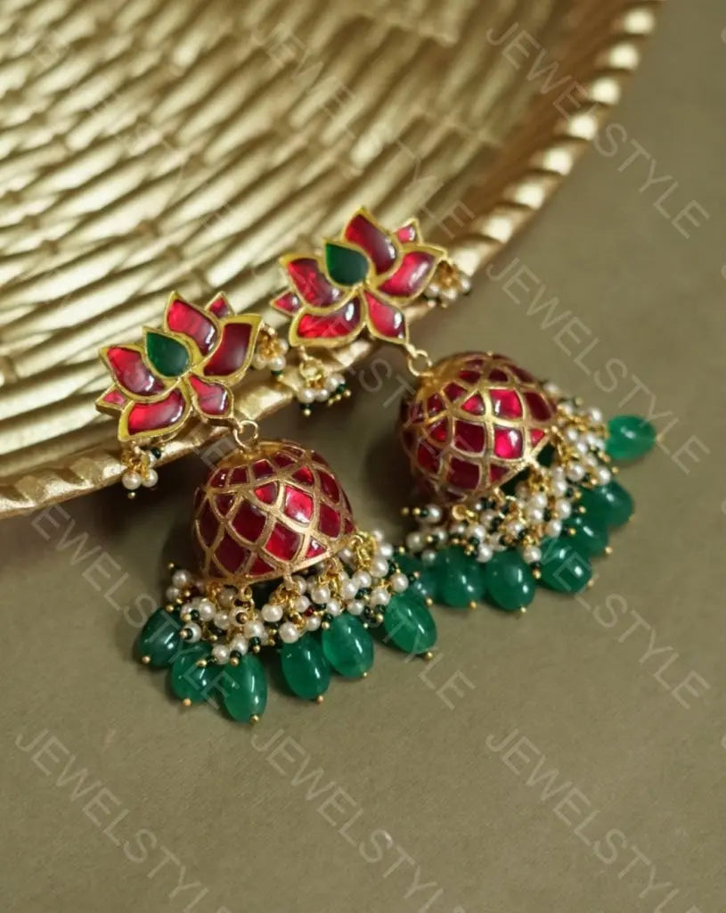 Kundan jhumki(Preorder) 1-480 JEWELSTYLE