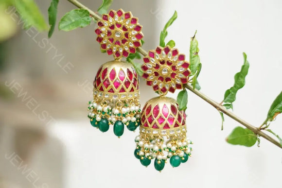 Kundan jhumki(Preorder) 1-515 JEWELSTYLE