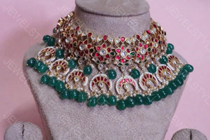 Kundan necklace(Preorder) 4-74 JEWELSTYLE