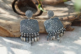 Oxidised Silver Earrings(1-214) JEWELSTYLE