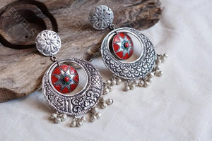 Oxidised chandbali (1-368) JEWELSTYLE